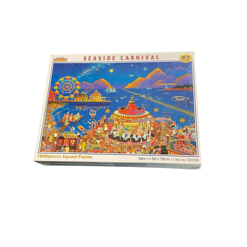 Yanoman Seaside Carnival Heartful World 1000 Piece Puzzle Sealed‎ Japan